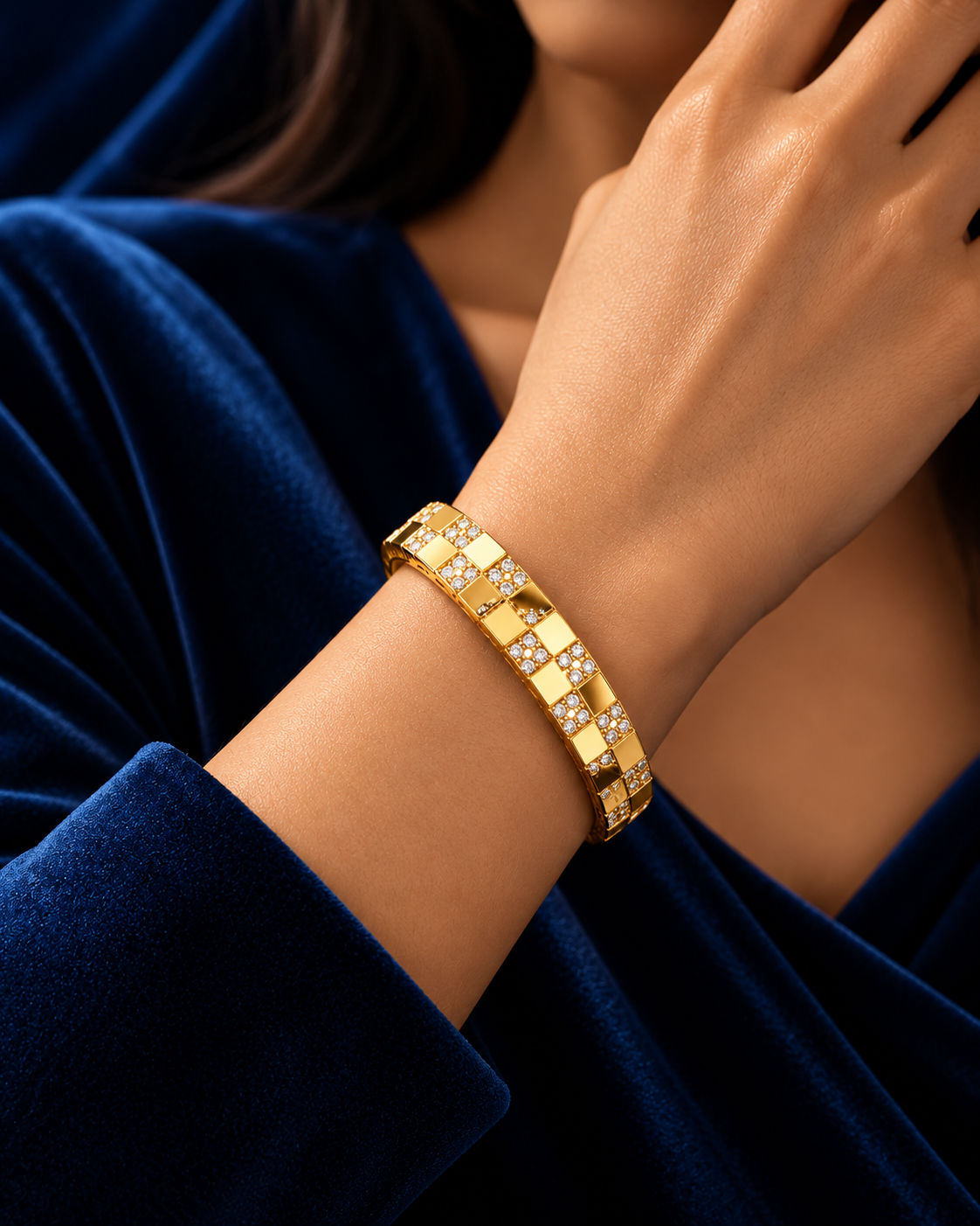 Golden Box Diamond Bracelet